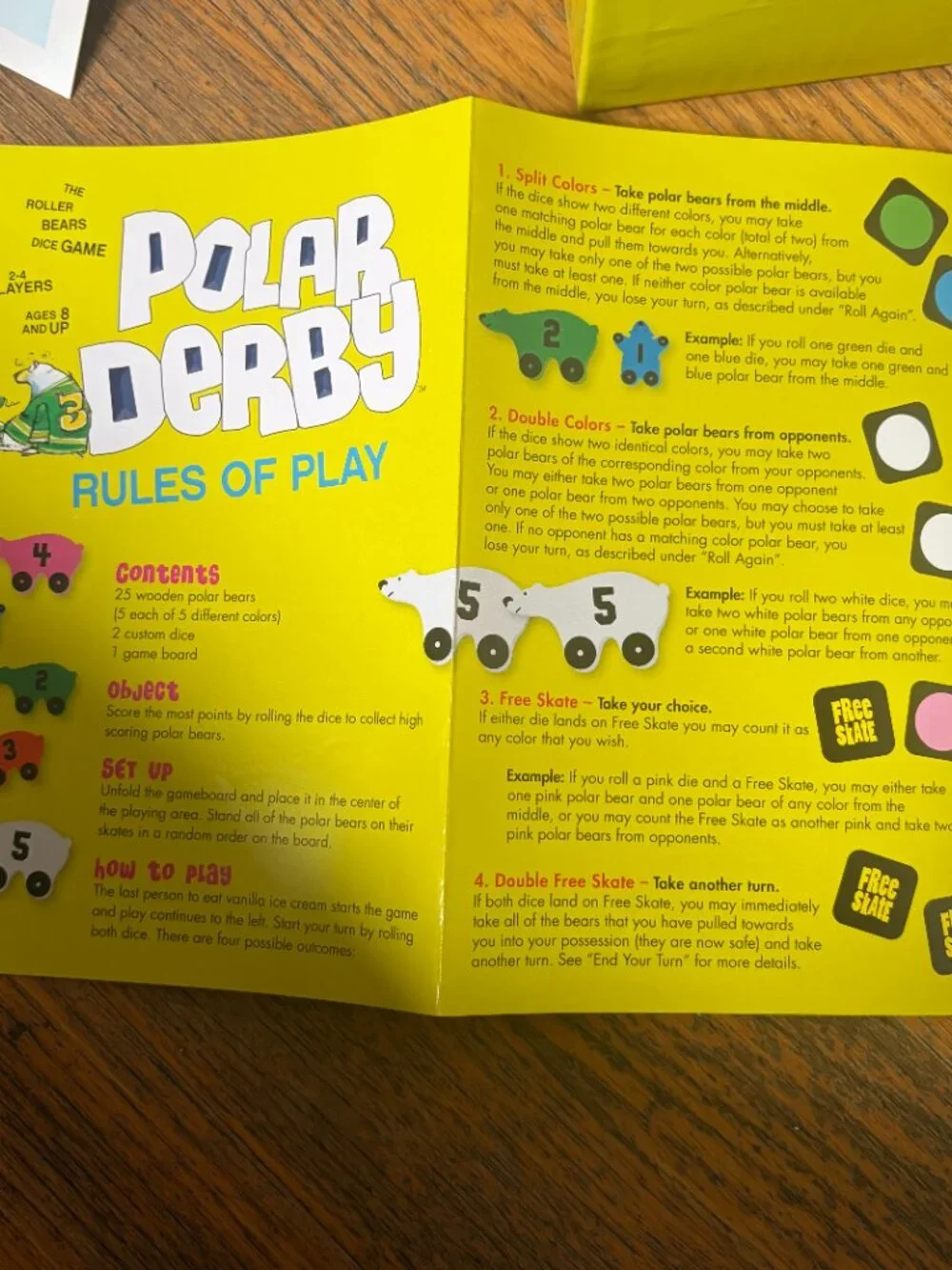 Gamewright Polar Derby Dice Game Age 8+